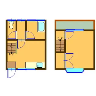 テラスハウス梅尾【002号室】の間取り