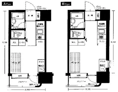 アンセリジェ弐番館【211号室】の間取り