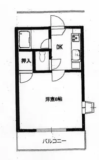ステュディオ住吉【101号室】の間取り