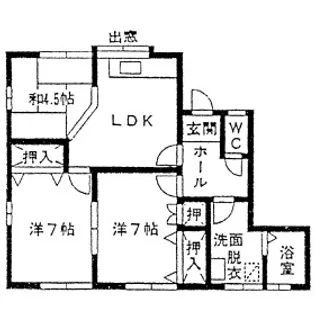 アムール行廣【1階】の間取り