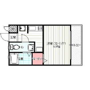 ハーバーシティ7【205号室】の間取り