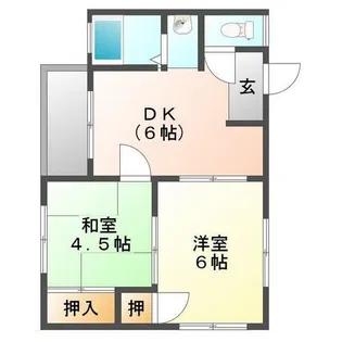 竜王ハイツ【3階】の間取り