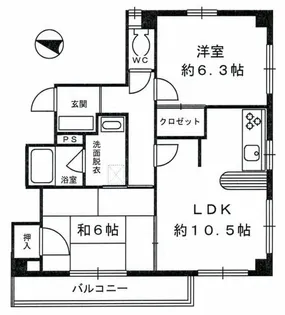 ドリームⅡ【3階】の間取り