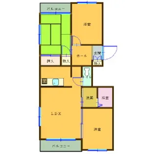 第6江藤ビル【3階】の間取り