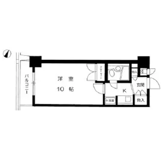 ライオンズマンション六甲道第3【3階】の間取り