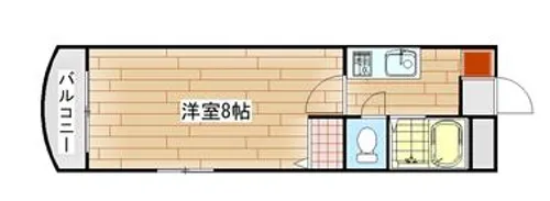 ダイナコート医生ケ丘【4階】の間取り