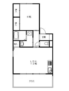 サンプルミエール【102号室】の間取り