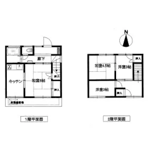 兵庫県神戸市東灘区住吉宮町1丁目【一戸建】の間取り