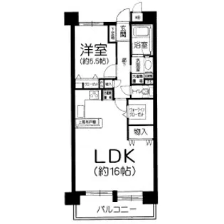 メロディーハイム大手前ヒルズコート【11階】の間取り