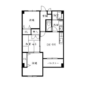 山田ビル【2階】の間取り