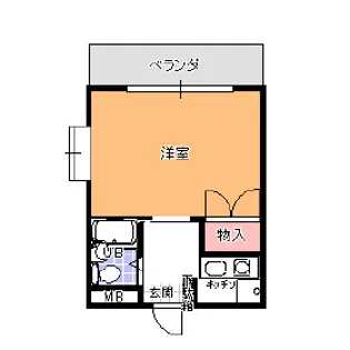 パサージュ西舞子【401号室】の間取り