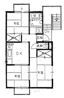兵庫県姫路市辻井5丁目【アパート】の間取り
