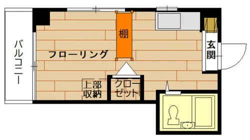 ウエストパークビル【303号室】の間取り