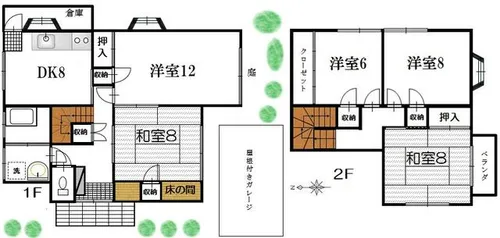 福岡県糸島市高田5丁目【一戸建】の間取り