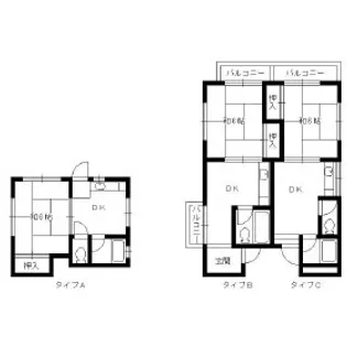 メゾンアスカ 北棟【2階】の間取り