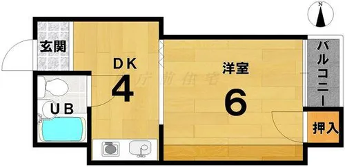 グリーンハイツ笠木【3階】の間取り