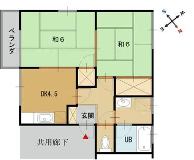 エスペランザ【2階】の間取り