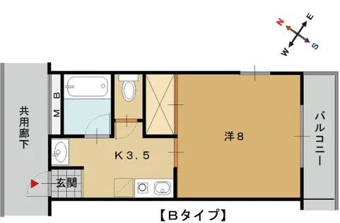 コーポ加茂【2階】の間取り