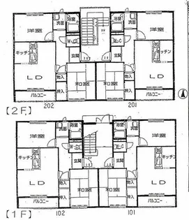 アドザックス長久手【201号室】の間取り