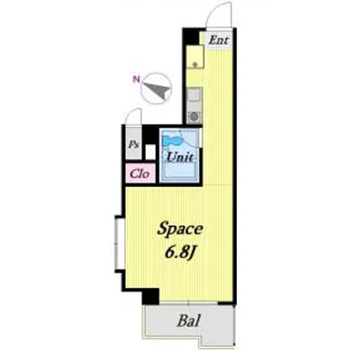 モンテメール垂水【201号室】の間取り