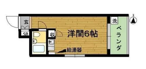 トーカングランドマンション栄【718号室】の間取り