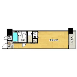 朝日プラザ梅田Ⅱ【4階】の間取り