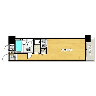 朝日プラザ梅田Ⅱ【4階】の間取り