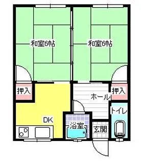 光コーポ【202号室】の間取り