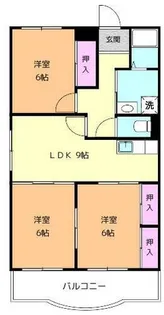ウィング鳴海【105号室】の間取り