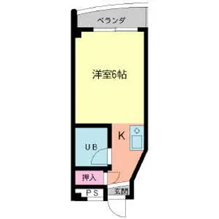 ゆうきビル【2B号室】の間取り