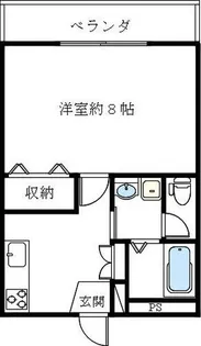 兵庫県赤穂市加里屋上町【マンション】の間取り