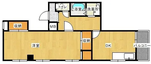 奈良県奈良市杉ヶ町【マンション】の間取り