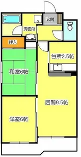 カーサみつも【101号室】の間取り