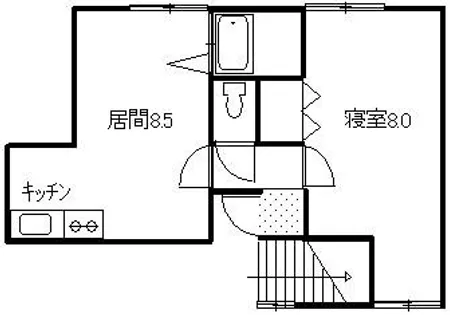 井上ハウス【8号室】の間取り