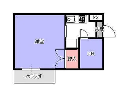 サングリーンハイツ【2階】の間取り