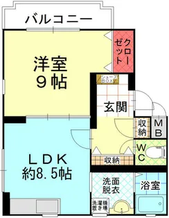 シティルーム東鳴水【2階】の間取り