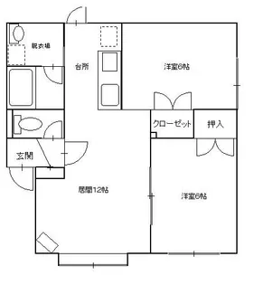 セレシュ4.1【2階】の間取り