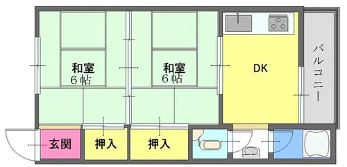マスターズエル高師浜5805【3階】の間取り