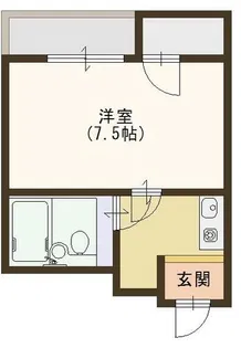 ラックス王子【2階】の間取り