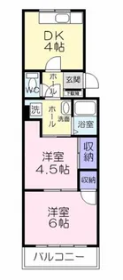 愛知県豊橋市東雲町【マンション】の間取り