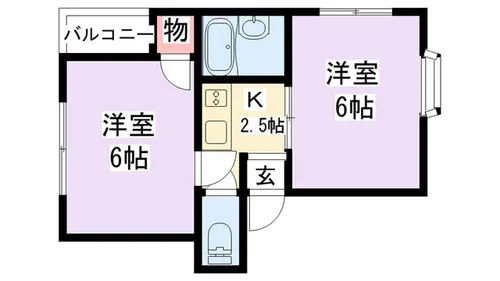 サンフィールド寝屋川【2階】の間取り