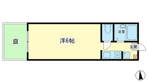 パステルSK【105号室】の間取り
