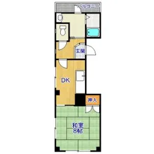 サンシャイン下沢【301号室】の間取り