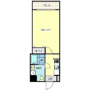 ヒッポエイト【612号室】の間取り