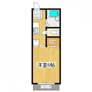 兵庫県姫路市田寺1丁目【アパート】の間取り