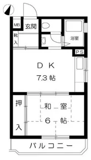 ポート六甲【3階】の間取り