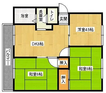 サンシティ栄【2階】の間取り