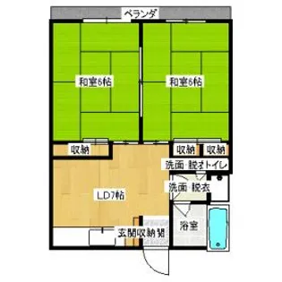 佐藤第8ビル【882号室】の間取り