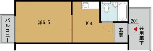 リーガル21【201号室】の間取り