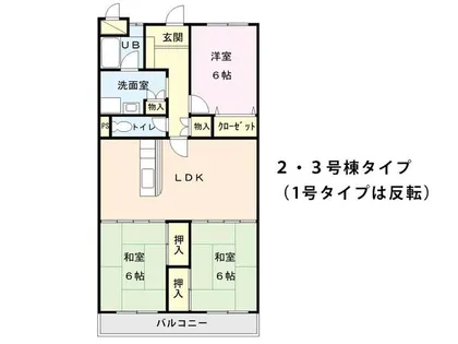 宗像地建ビル93【4階】の間取り